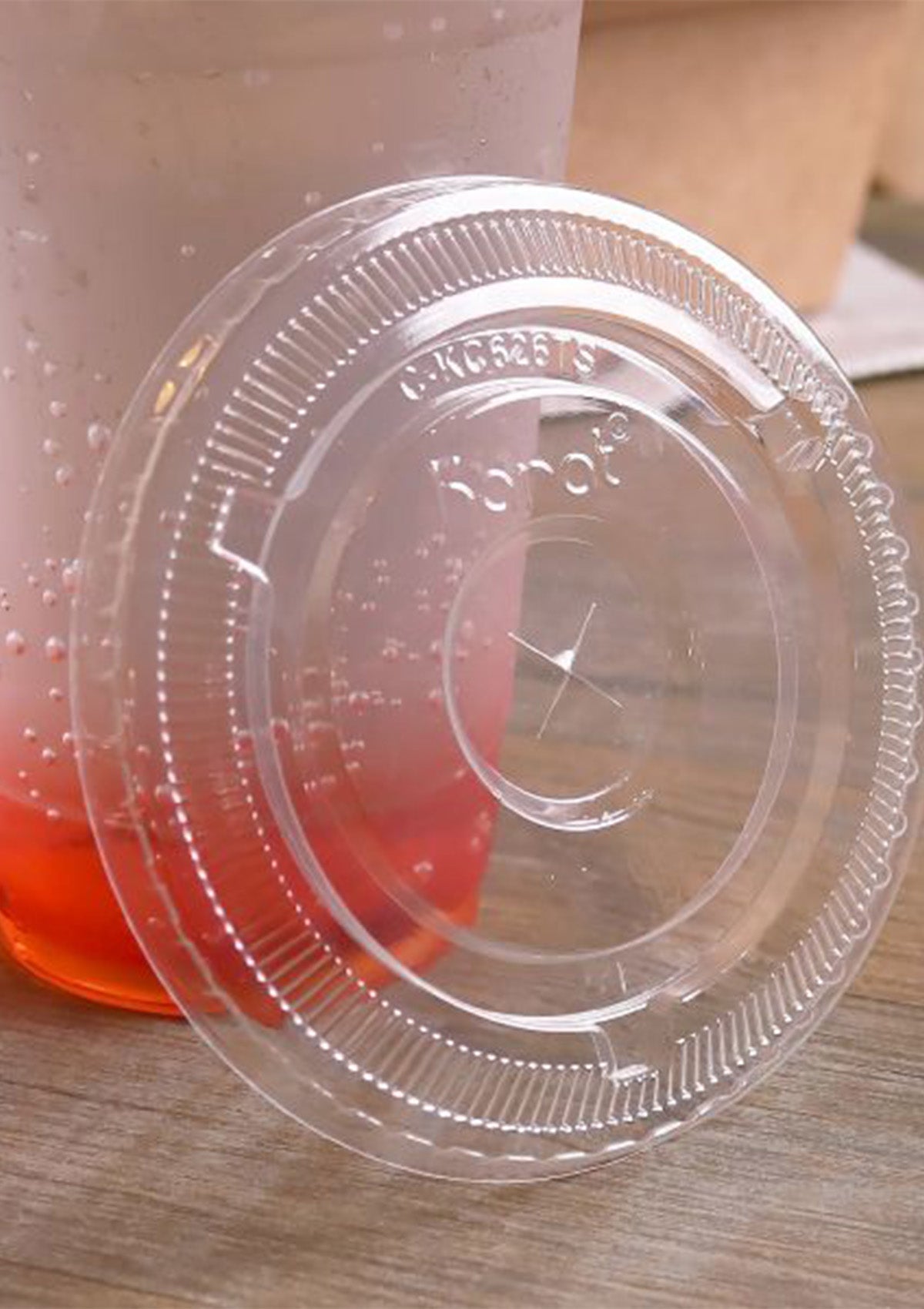 Plastic Flat PET Cups Lids