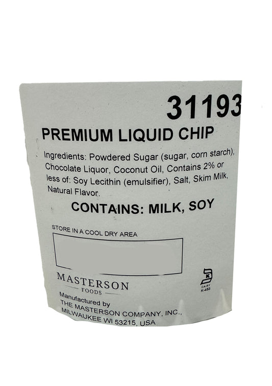 Premium Chocolate Liquid Chip