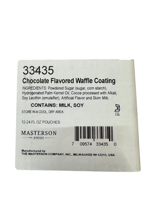 Waffle Cone Chocolate Enrobing