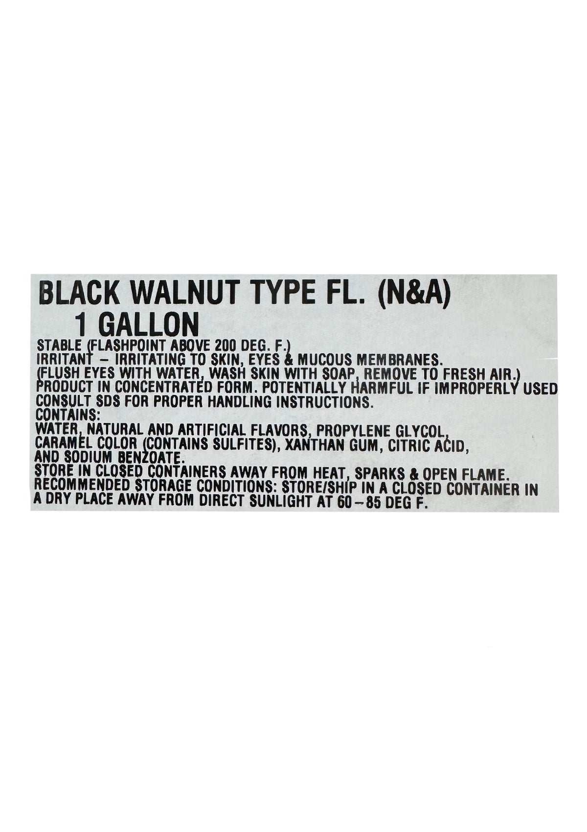 Black Walnut Flavor
