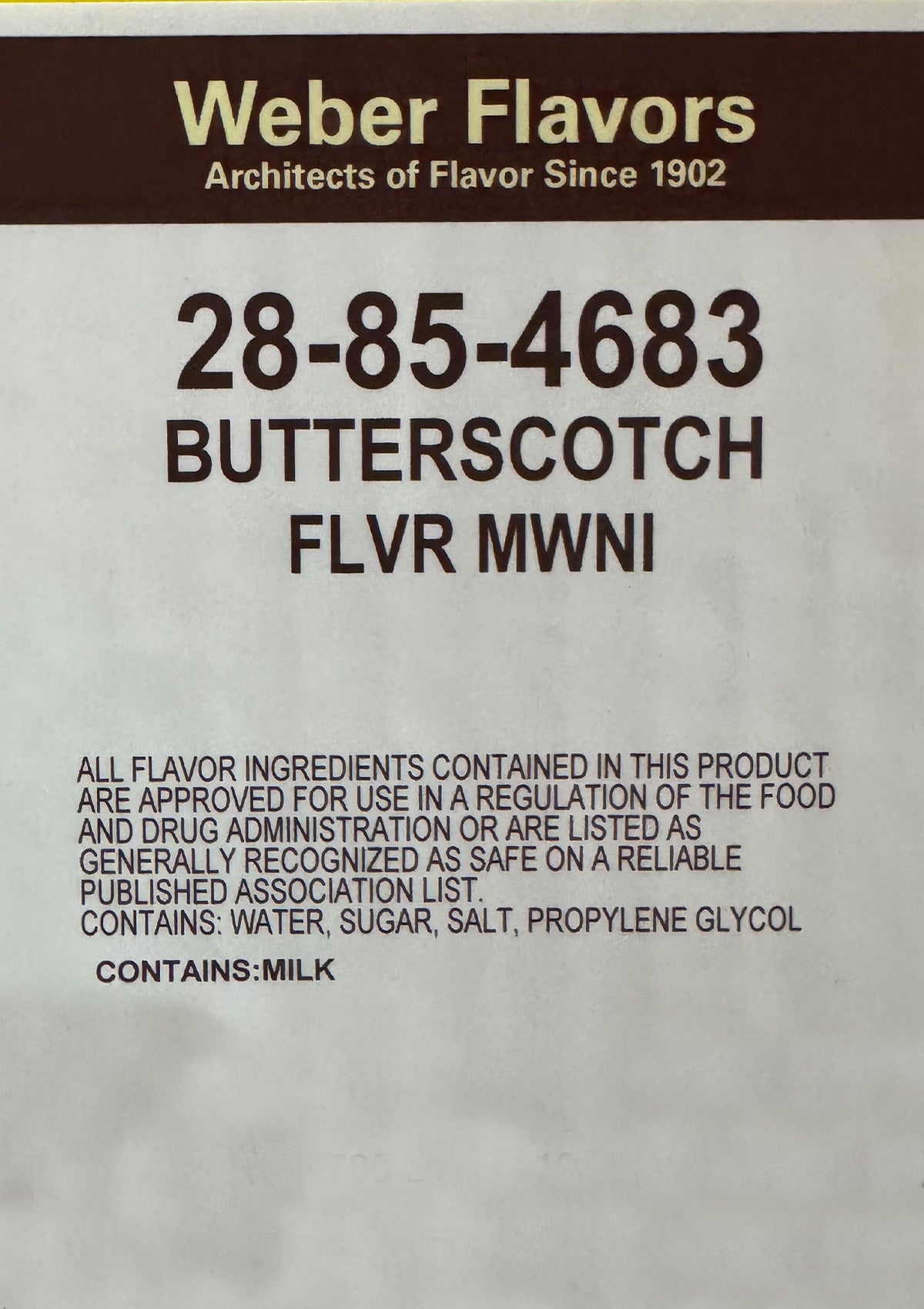 Butterscotch Flavor