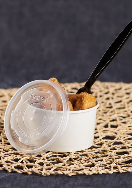 87mm Flat Lids for 5oz PP Plastic Container