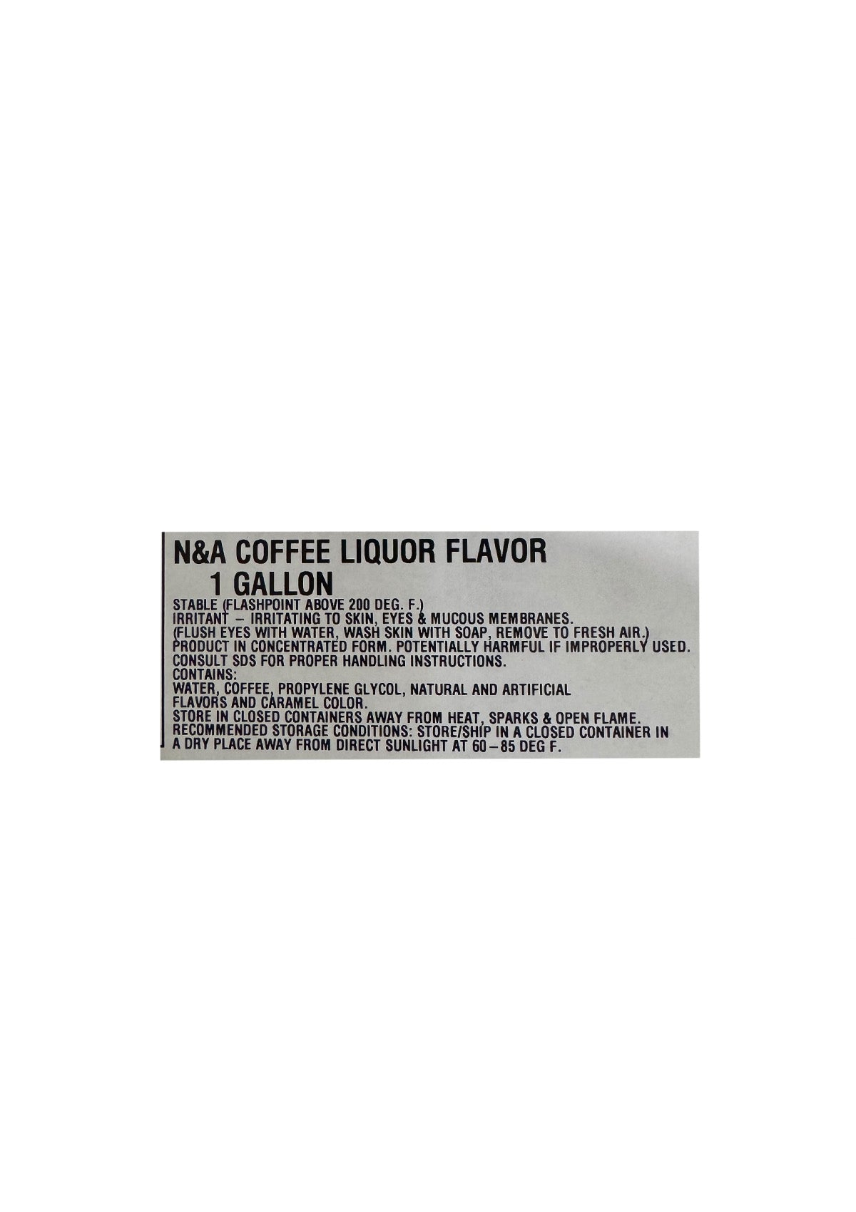 Coffee Liqueur Flavor