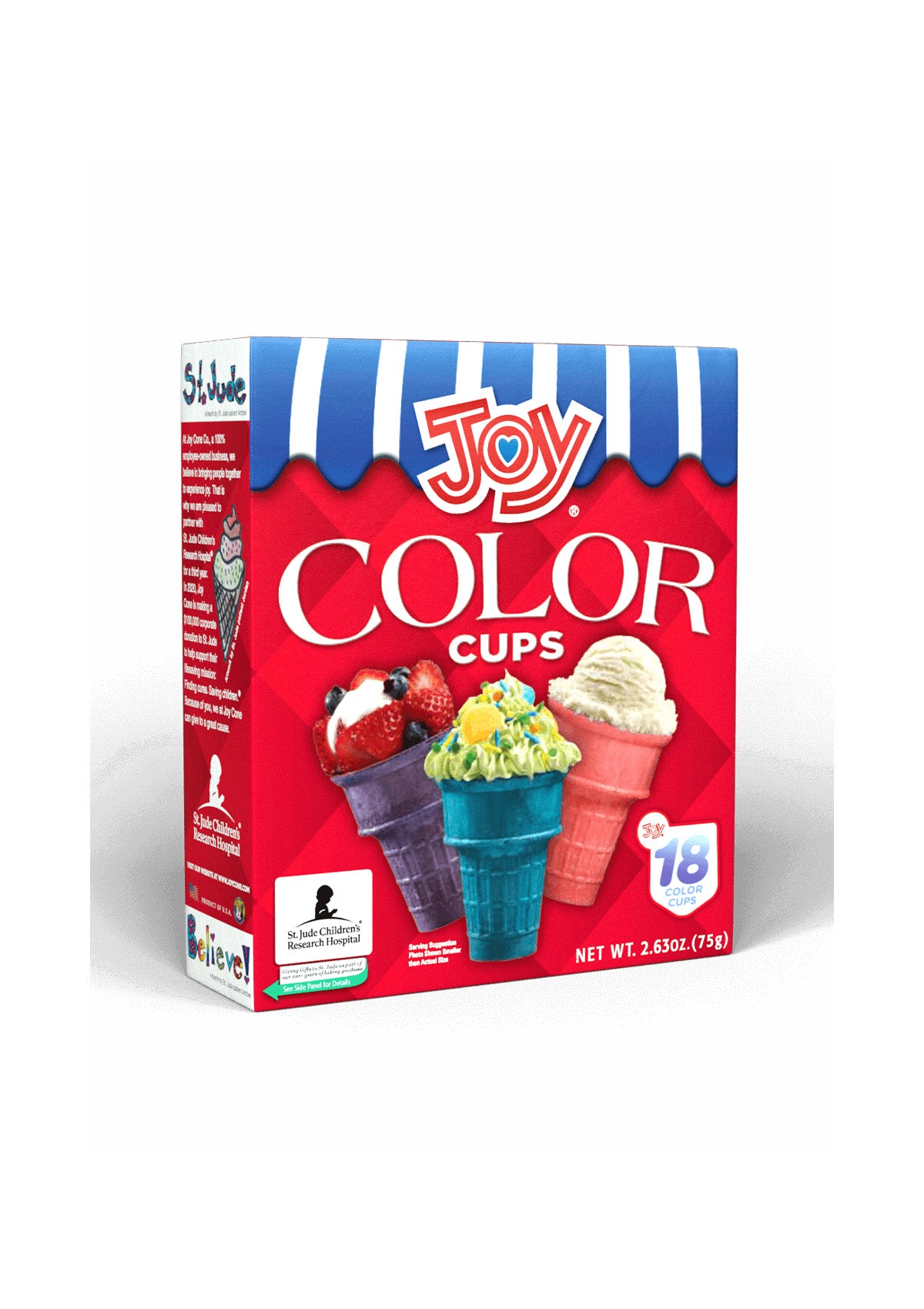 Colored Cake Cones