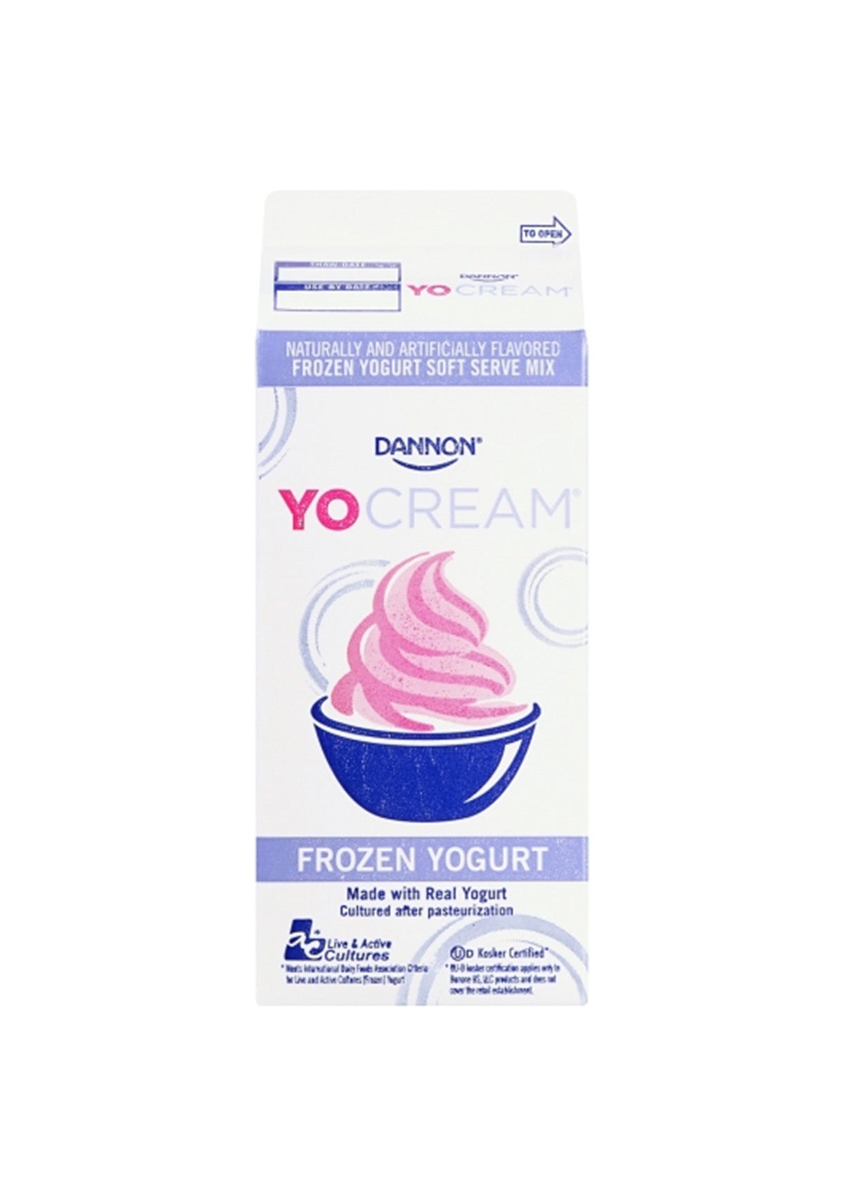YoCream Alpine Vanilla Frozen Yogurt Mix